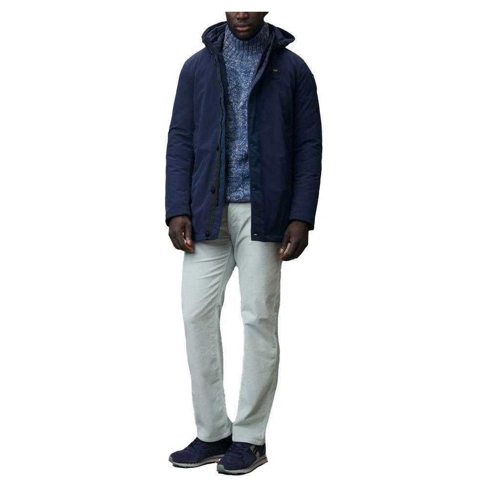 Blauer Blue Polyethylene Parka BL-14721800010-IT54 | XXL