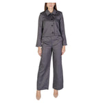 Jacqueline De Yong Gray Polyester Blazer JA-14838200136-IT40|S