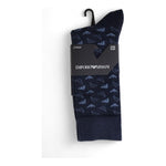 Emporio Armani Underwear Blue Cotton Sock EM-15167000010-ONE SIZE