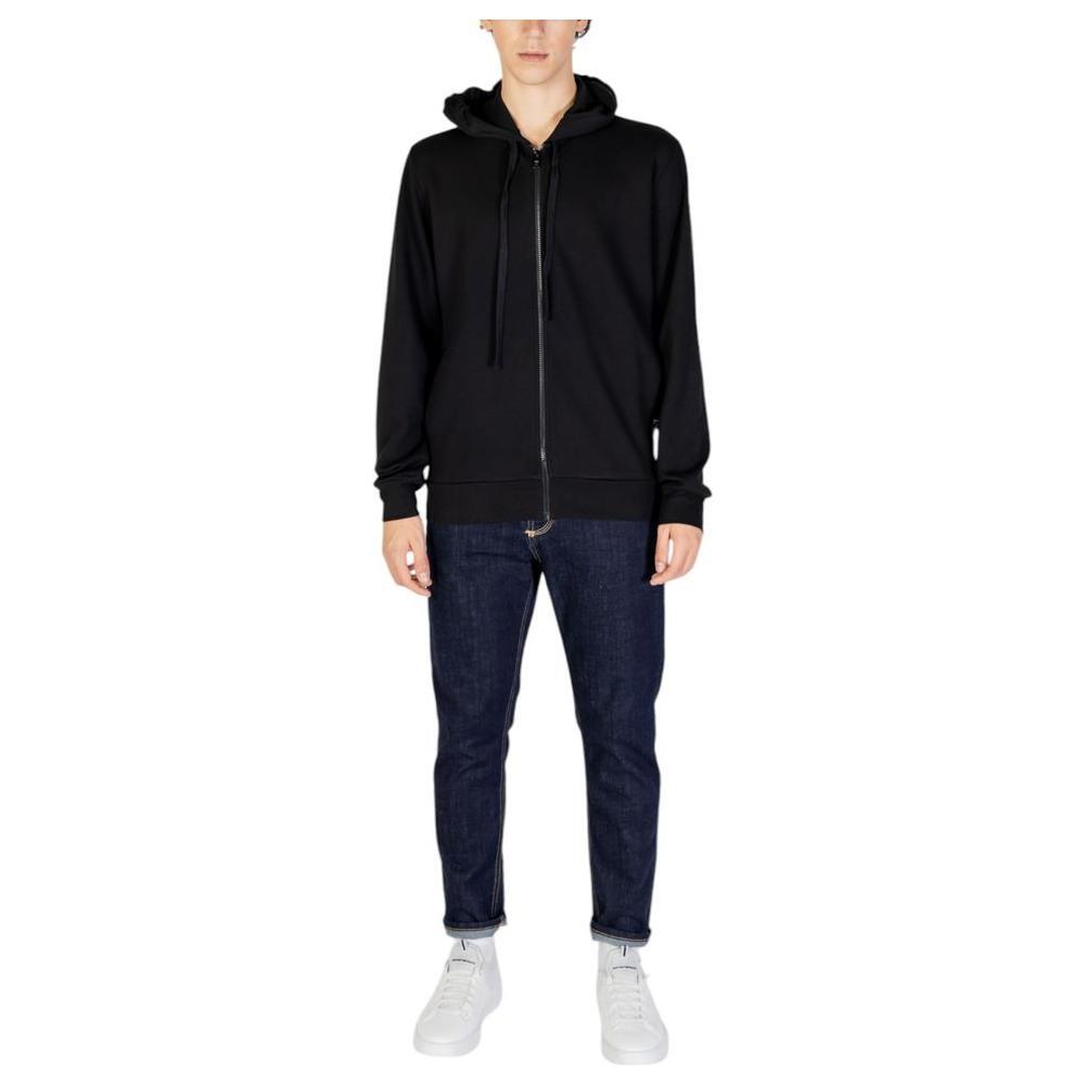 Emporio Armani Underwear Black Polyester Hoody EM-15168800009-IT46 | M