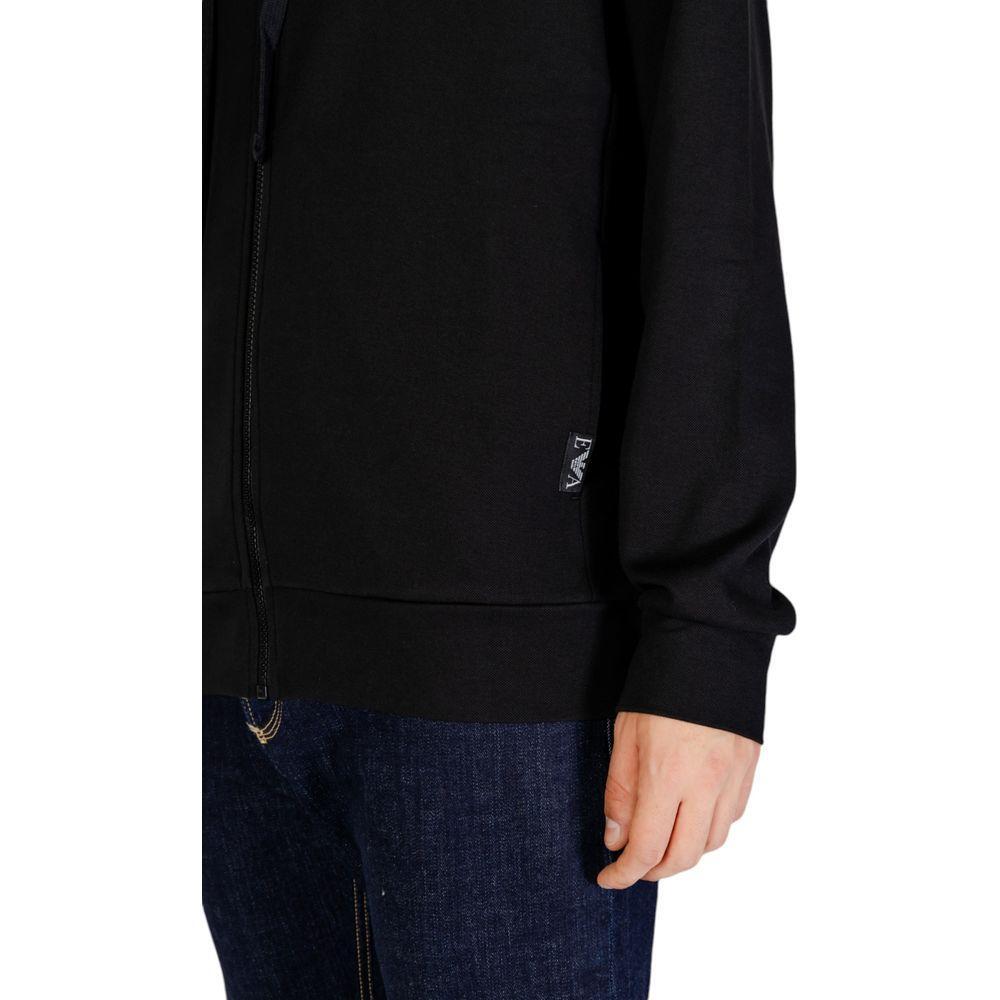 Emporio Armani Underwear Black Polyester Hoody EM-15168800009-IT46 | M