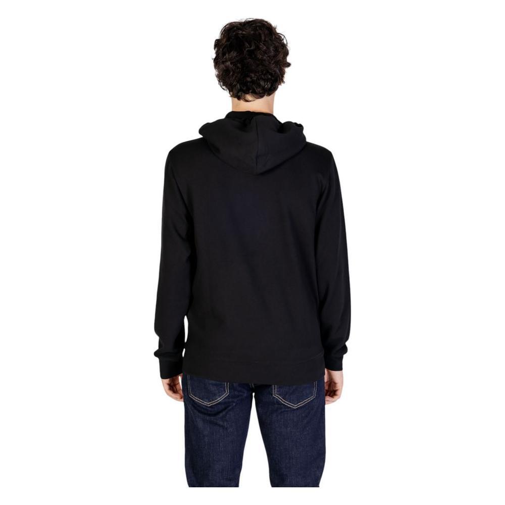Emporio Armani Underwear Black Polyester Hoody EM-15168800009-IT46 | M