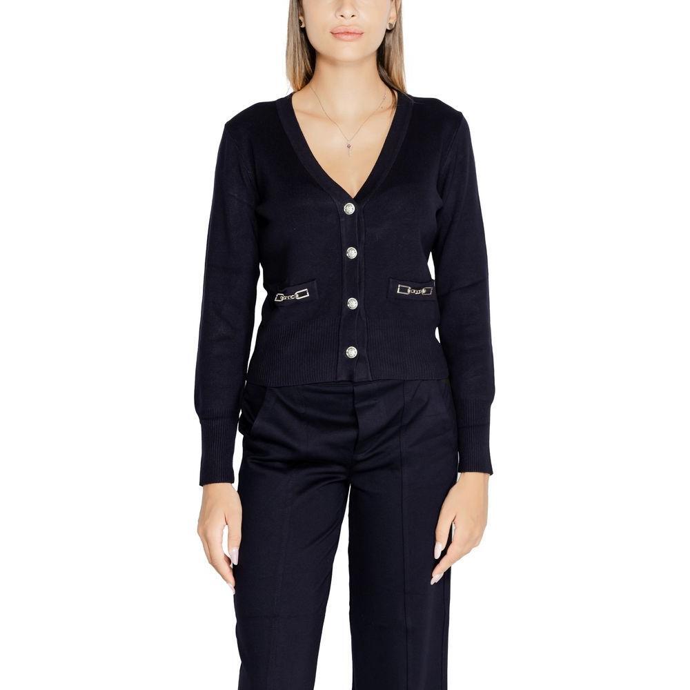 Morgan De Toi Blue Viscose Cardigan MO-15190500128-IT40|S