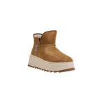 ASH Brown Suede Leather Ankle AS-15559700484-EU37/US7