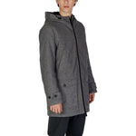 Hamaki-Ho Gray Polyester Coat HA-15669900153-IT44 | S