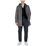 Hamaki-Ho Gray Polyester Coat HA-15669900153-IT44 | S
