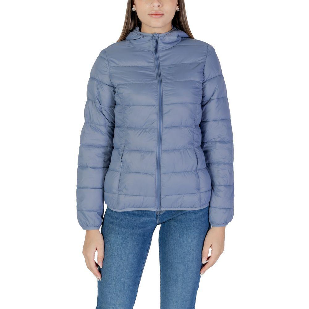 B.Young Blue Nylon Jackets & Coat BY-15712200375-IT40|S