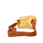Alviero Martini Prima Classe Beige Leather Belt Bag ALMAPRCL-7154900309