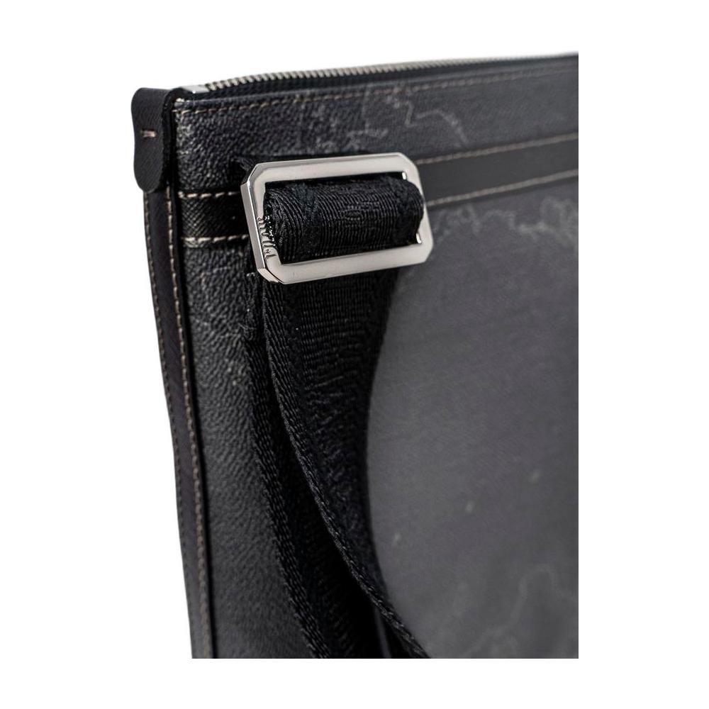 Alviero Martini Prima Classe Black Leather Bag