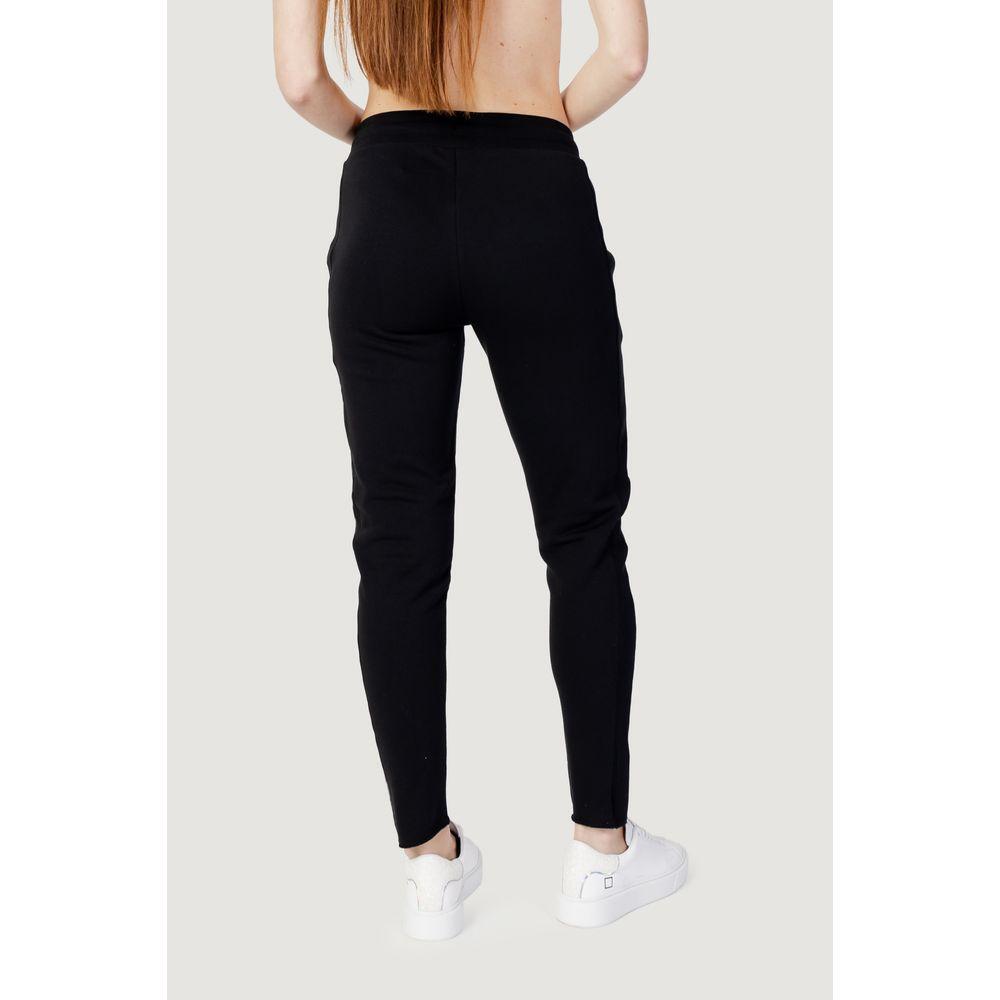 Blauer Black Cotton Joggers Workout Pant BL-10361000009-IT40|S