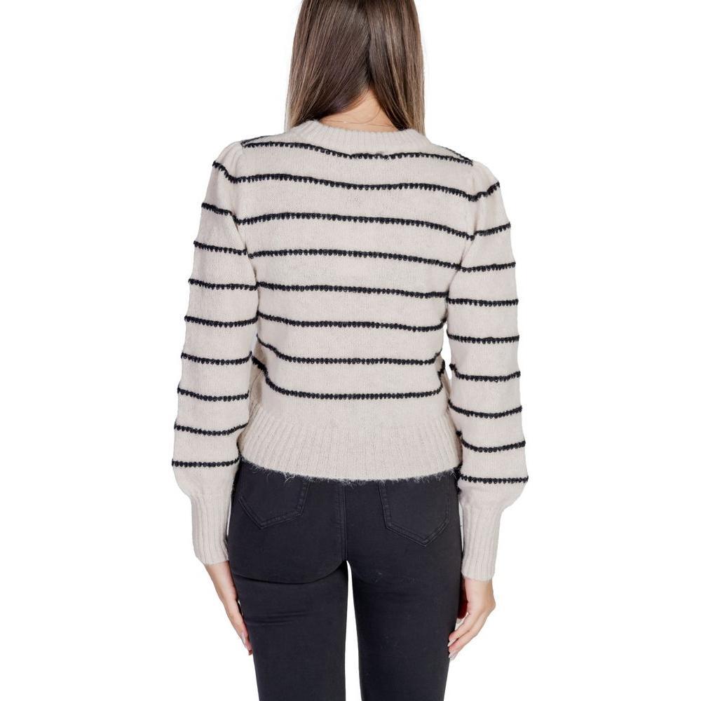Jacqueline De Yong Gray Polyester Sweater JA-11462700138-XXL