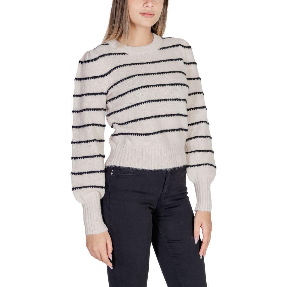 Jacqueline De Yong Gray Polyester Sweater JA-11462700138-XXL