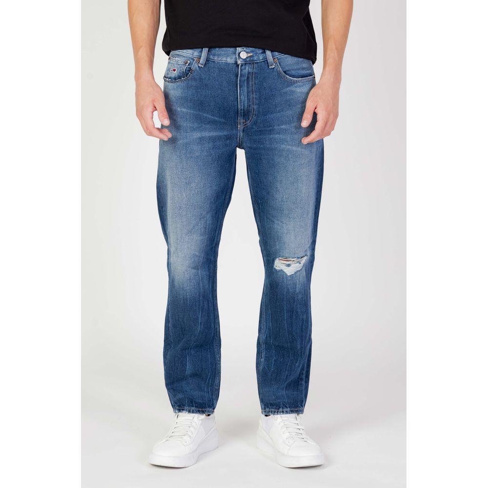 Tommy Hilfiger Jeans Blue Cotton Slim Fit Jean TO-11574400176-W32 | L30
