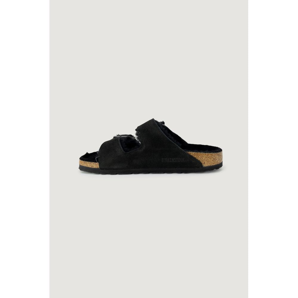 Birkenstock Black Suede Leather Sandal BI-11890700009-EU36/US6