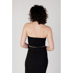 Rinascimento Black Polyester Top RI-12022900009-IT42|M