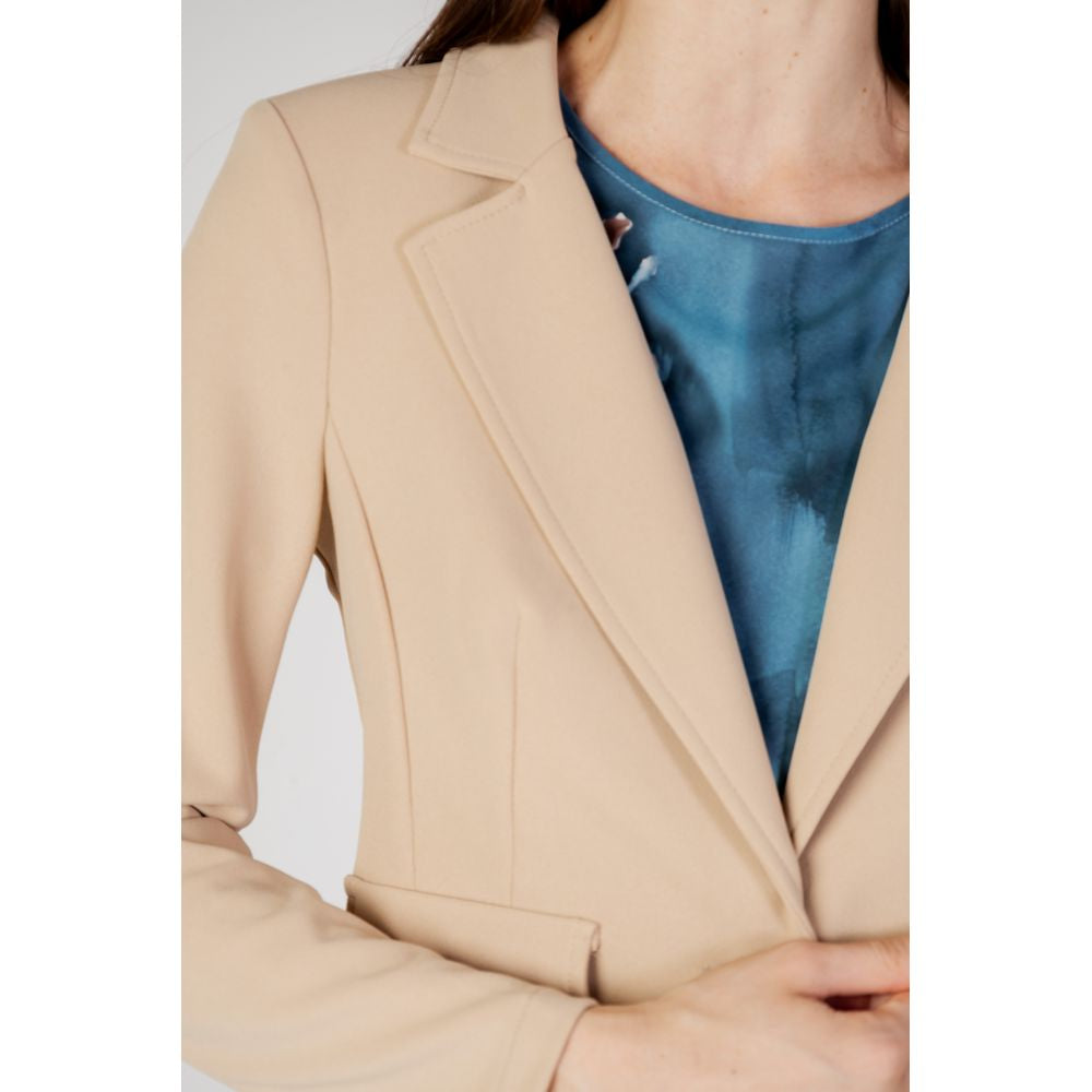 Rinascimento Beige Polyester Blazer RI-12084800127-IT40|S