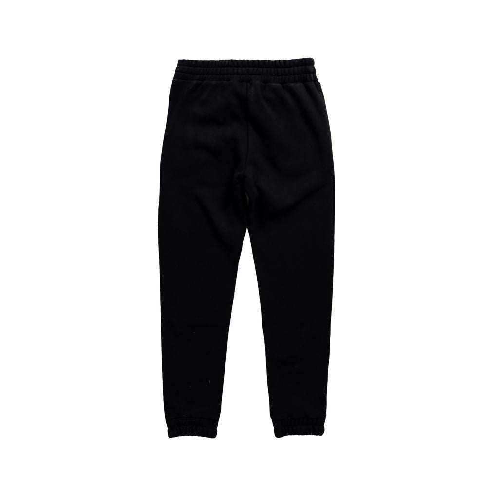 Blauer Black Cotton Joggers Workout Pant BL-12195100009-IT38|XS
