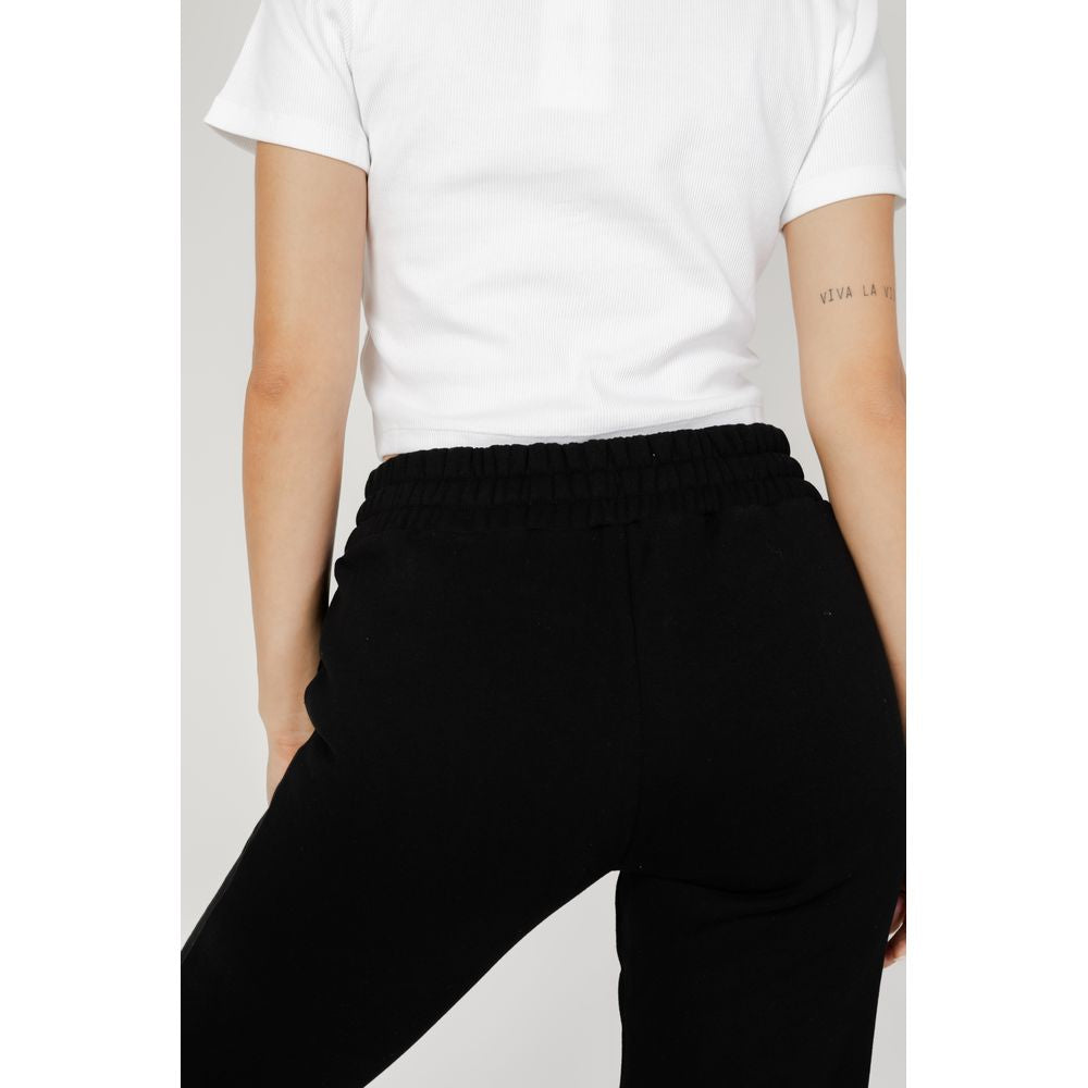 Blauer Black Cotton Joggers Workout Pant BL-12195100009-IT38|XS