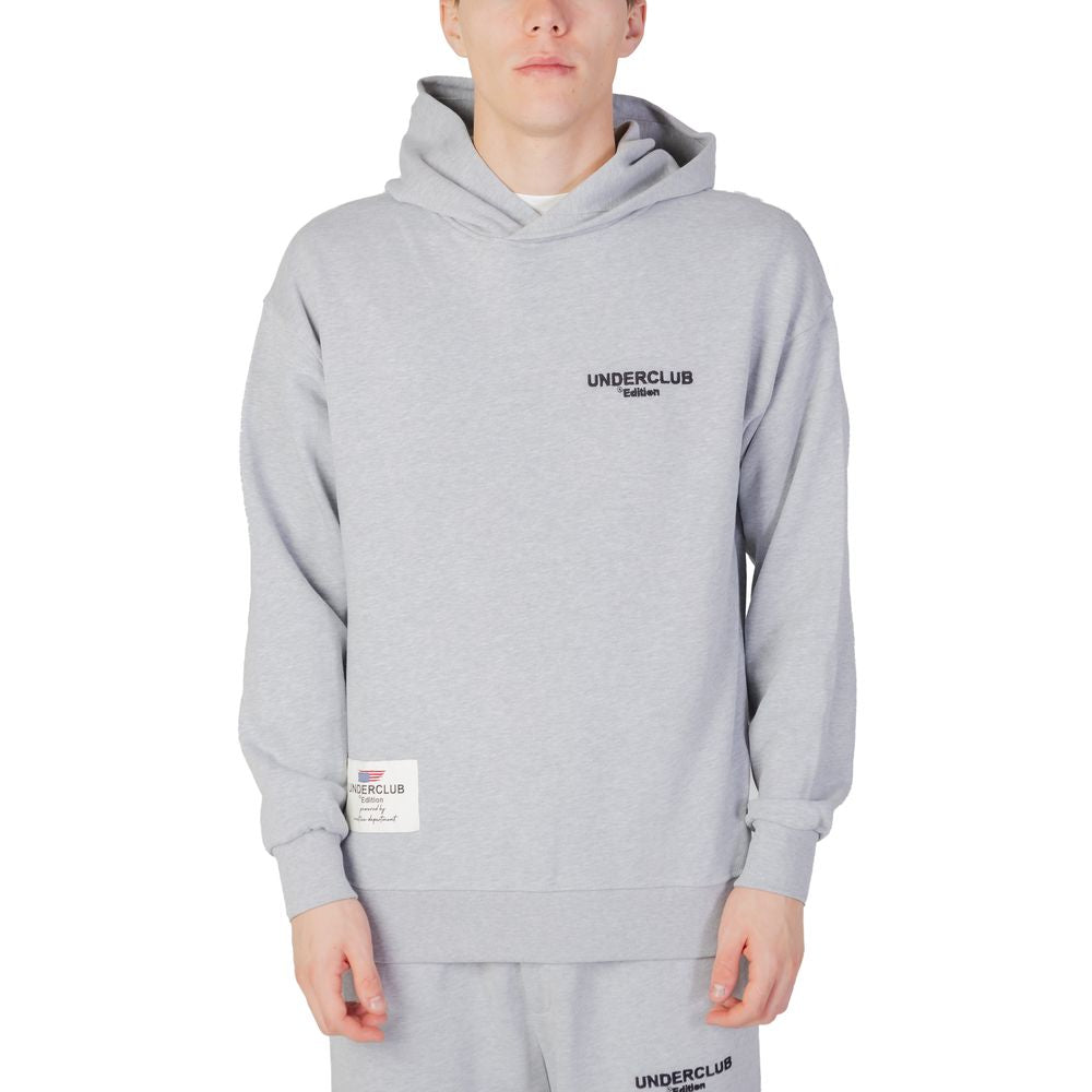 Underclub Gray Cotton Hoody UN-13165800137-IT48 | L