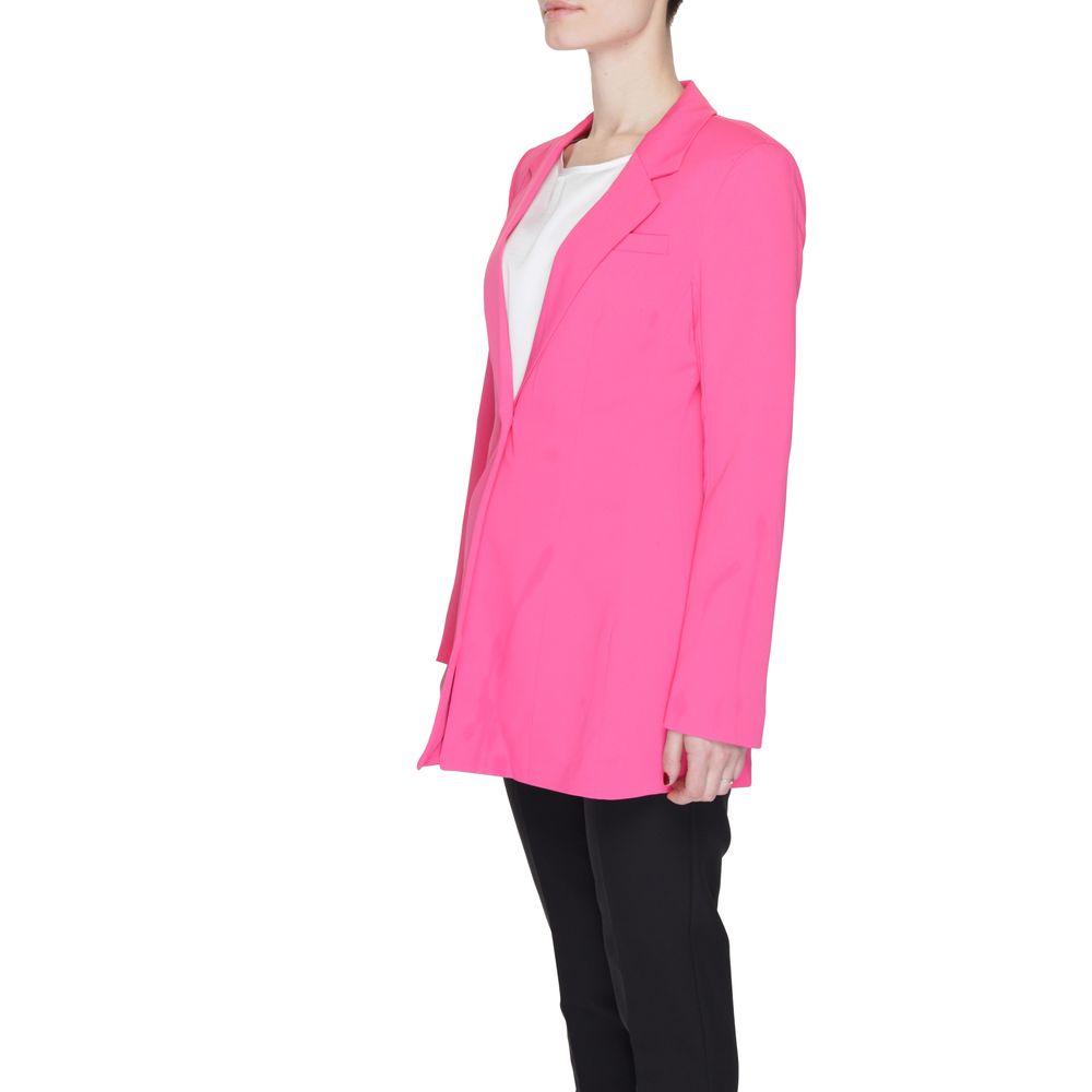 Vero Moda Pink Polyester Suits & Blazer Vero Moda Hot Pink