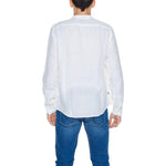 Blauer White Linen Shirt BL-13447600008-IT44 | S