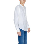 Blauer White Linen Shirt BL-13447600008-IT44 | S