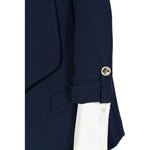 Rinascimento Blue Polyester Blazer RI-13508800010-IT40|S