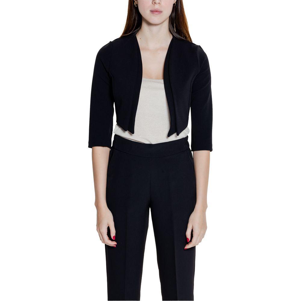 Rinascimento Black Polyester Sweater RI-13510300009-IT44|L