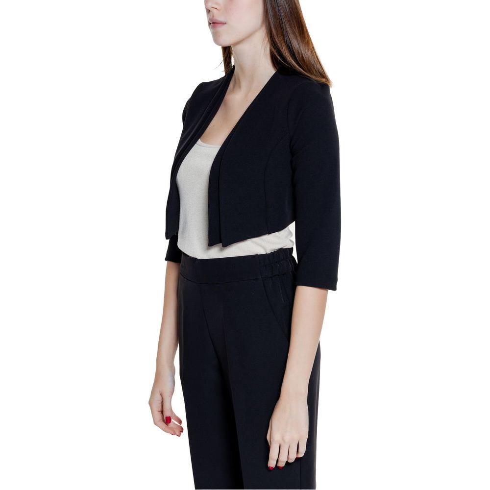 Rinascimento Black Polyester Sweater RI-13510300009-IT44|L