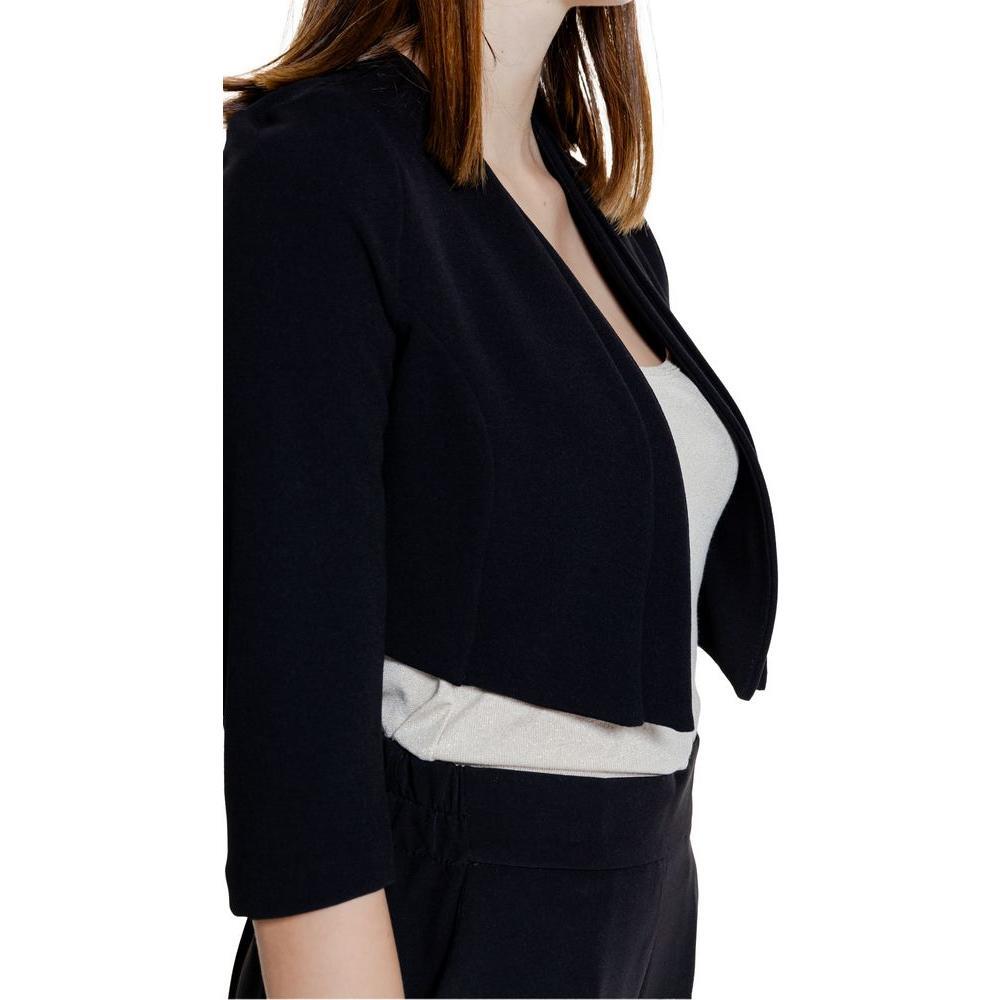 Rinascimento Black Polyester Sweater RI-13510300009-IT44|L