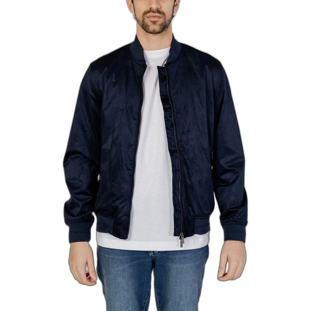 Hamaki-Ho Blue Polyester Jackets & Coat HA-13516400010-IT44 | S