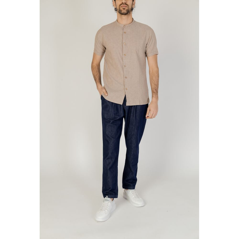 Hamaki-Ho Beige Linen Shortsleeve HA-13517000309-IT54 | XXL