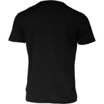 Dolce & Gabbana Black Cotton Necklace Embellished T-shirt TSH87060-44