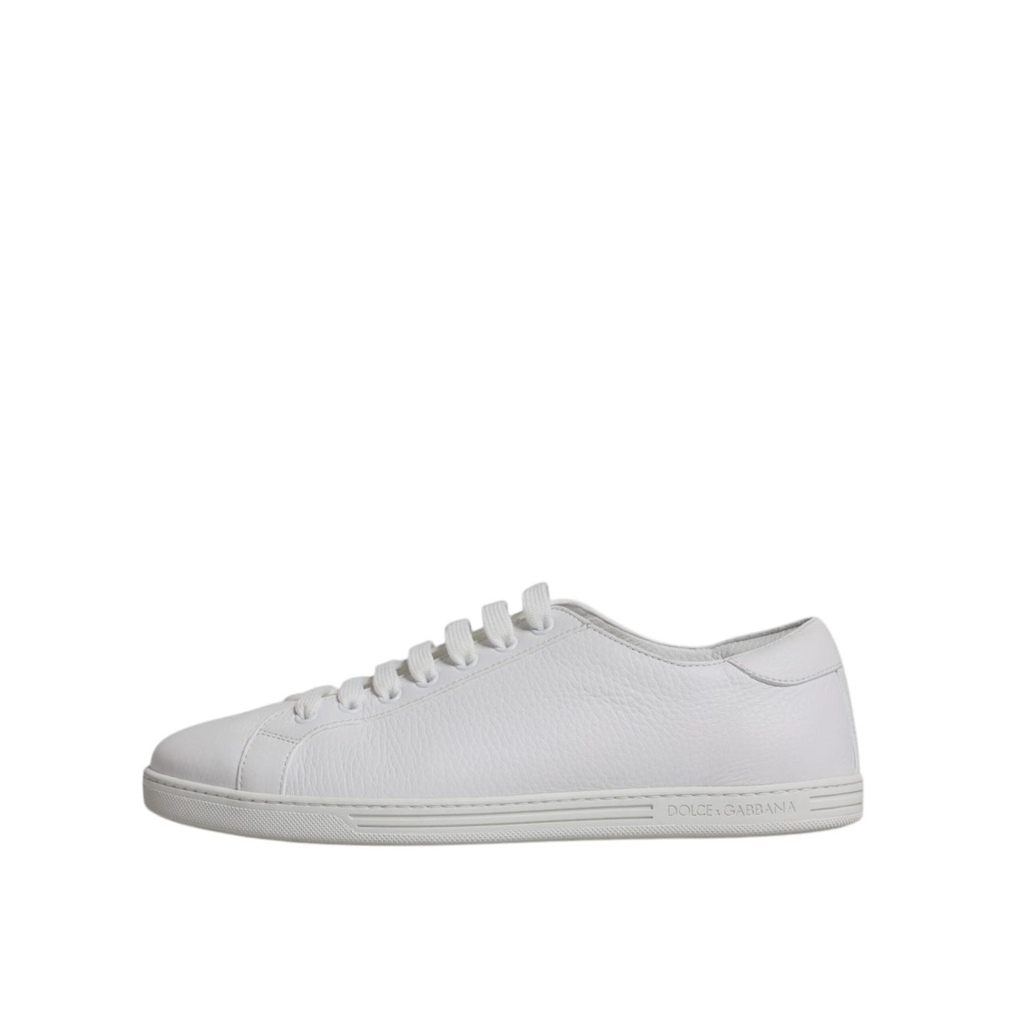 Dolce & Gabbana White Low Top Men Saint Tropez Sneakers Shoes MV7548-45