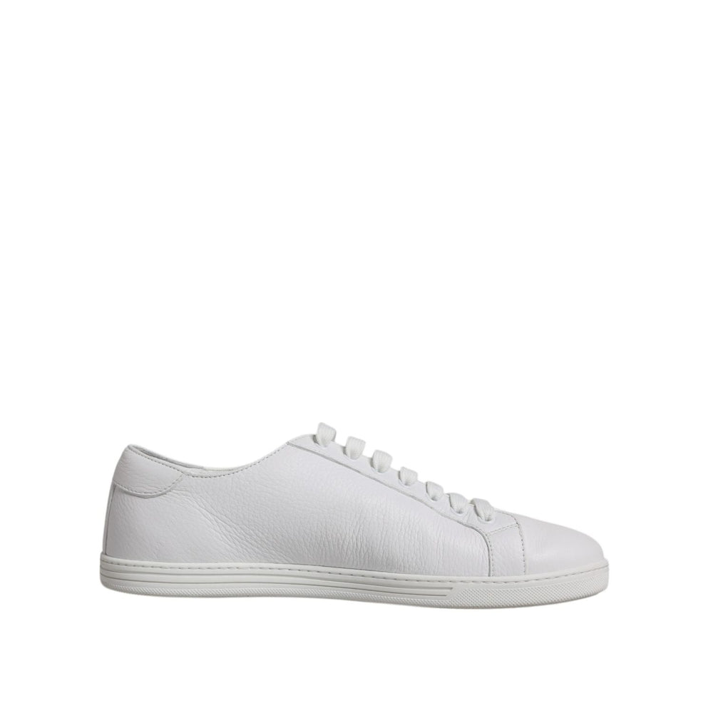 Dolce & Gabbana White Low Top Men Saint Tropez Sneakers Shoes MV7548-45