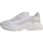 Dolce & Gabbana White Leather Daymaster Low Top Sneakers Shoes MV6426-39