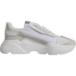 Dolce & Gabbana White Leather Daymaster Low Top Sneakers Shoes MV6426-39