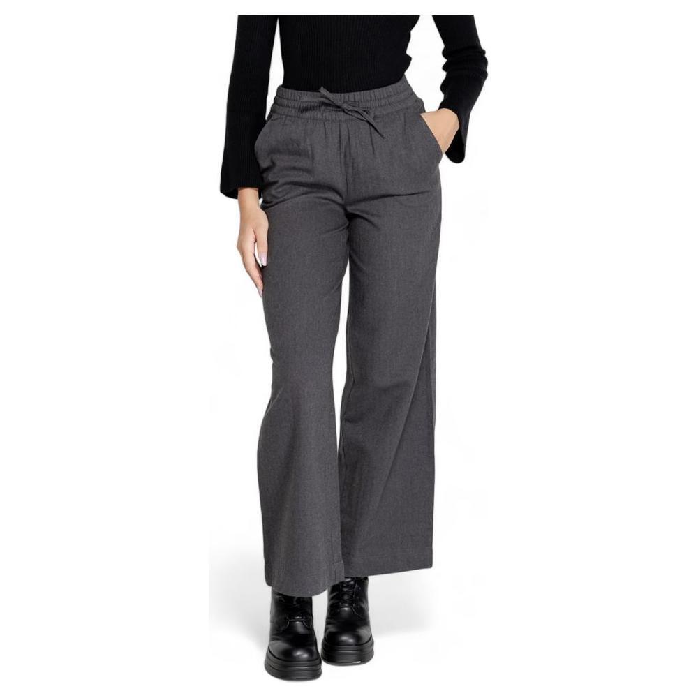 Jacqueline De Yong Gray Cotton Pant JA-14835300153-M/32