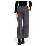Jacqueline De Yong Gray Cotton Pant JA-14835300153-M/32