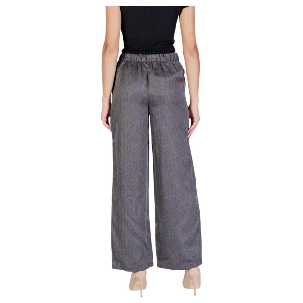 Jacqueline De Yong Gray Polyester Pant JA-14837800136-XS/32