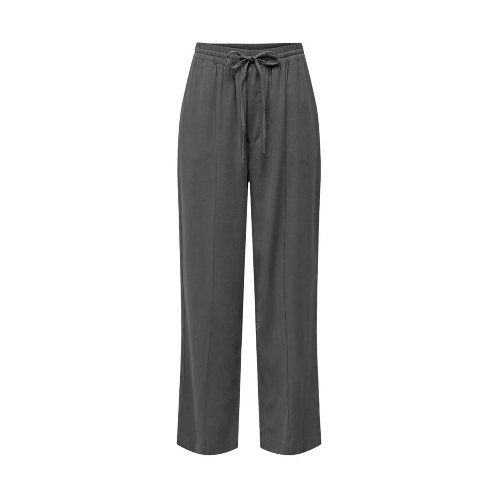 Jacqueline De Yong Gray Viscose Pant JA-15274000136-L/32