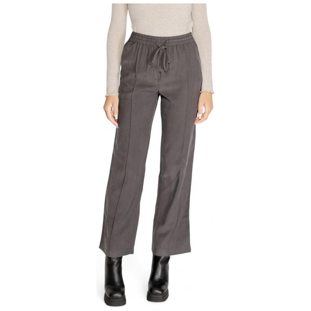 Jacqueline De Yong Gray Viscose Pant JA-15274000136-L/32