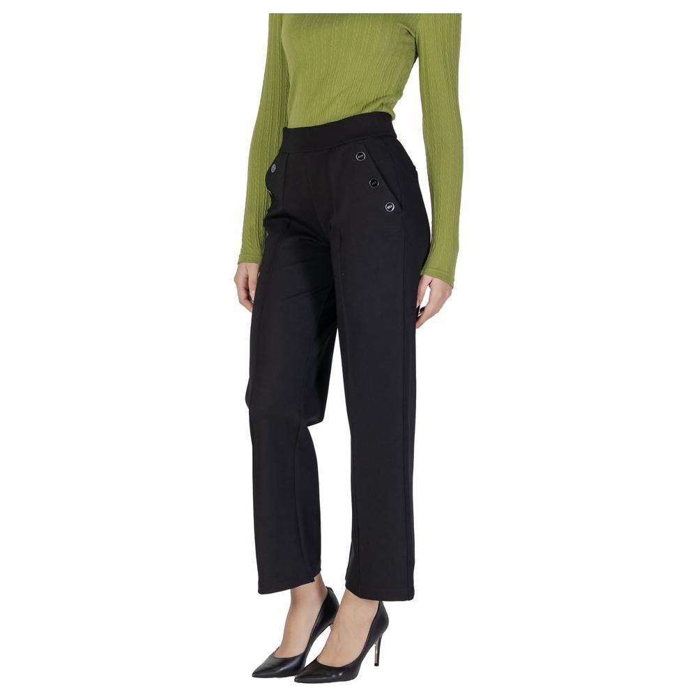 Street One Black Viscose Pant ST-15712400009-W44 | L30