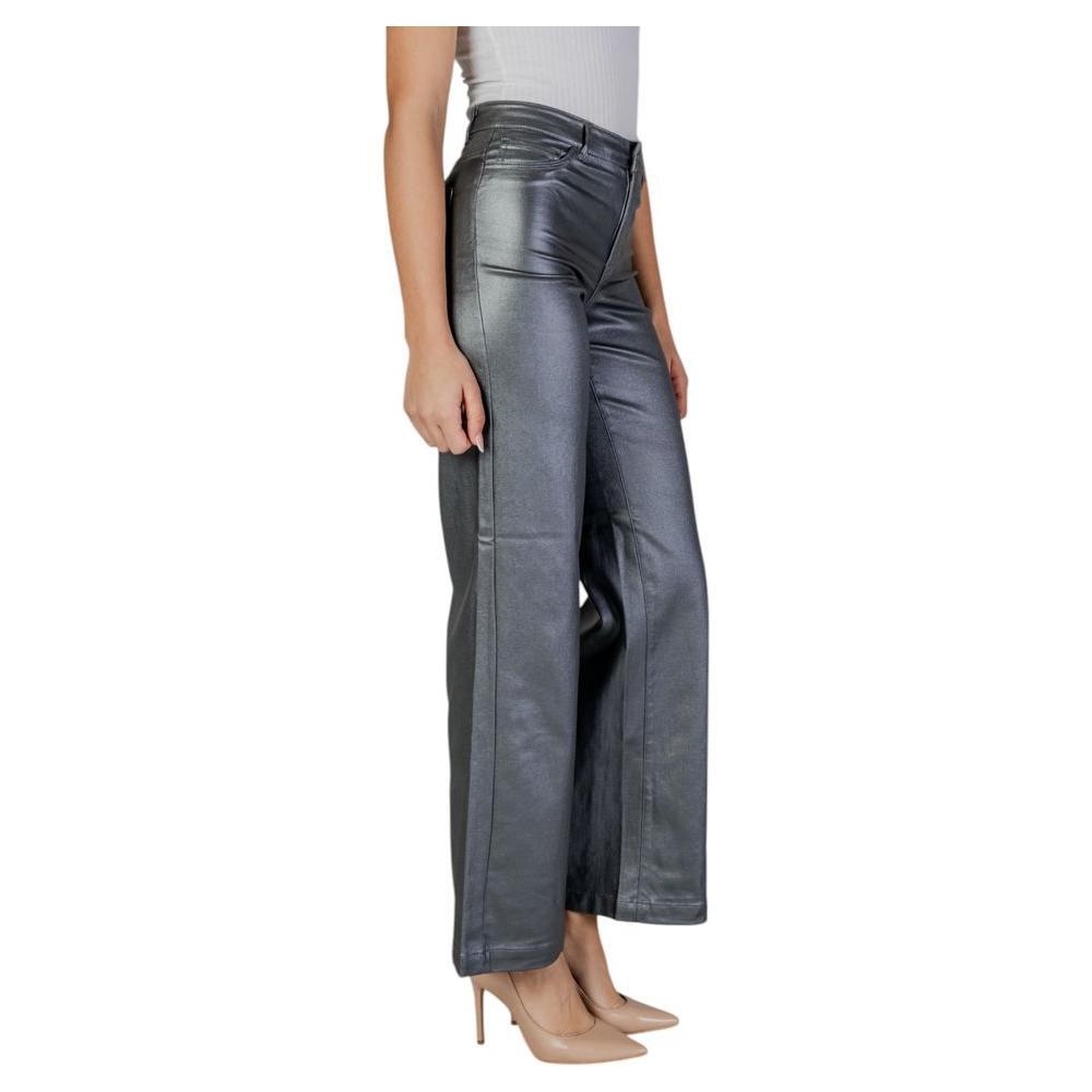 Jacqueline De Yong Silver Viscose Pant JA-15798600226-S/32