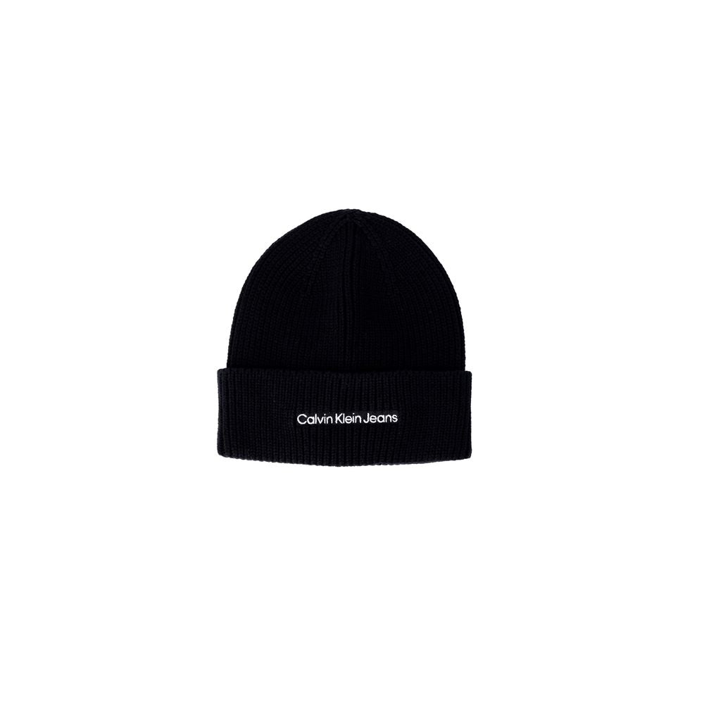 Calvin Klein Jeans Black Cotton Caps Baseball Hat CA-11531300009-ONE SIZE