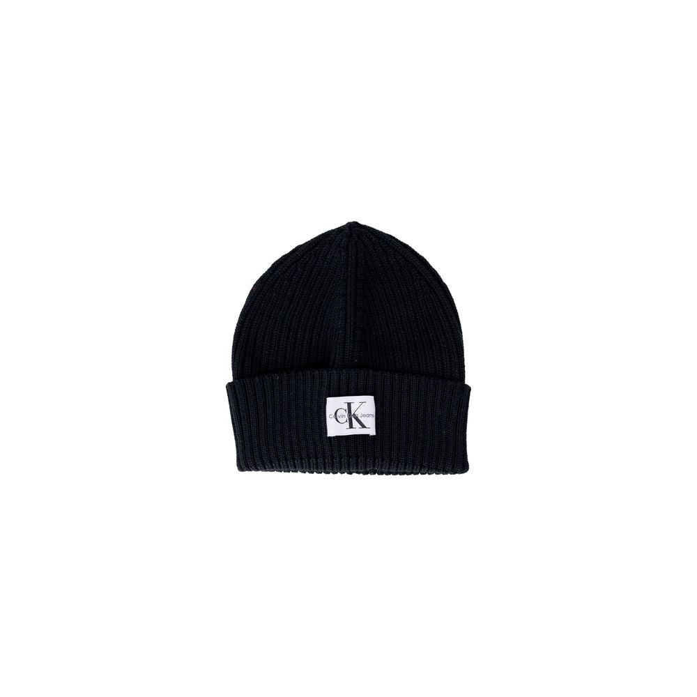 Calvin Klein Jeans Black Wool Caps Baseball Hat CA-11532300009-ONE SIZE