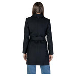Morgan De Toi Black Wool Coat MO-15961300009-IT36|XXS