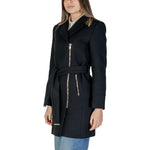 Morgan De Toi Black Wool Coat MO-15961300009-IT36|XXS