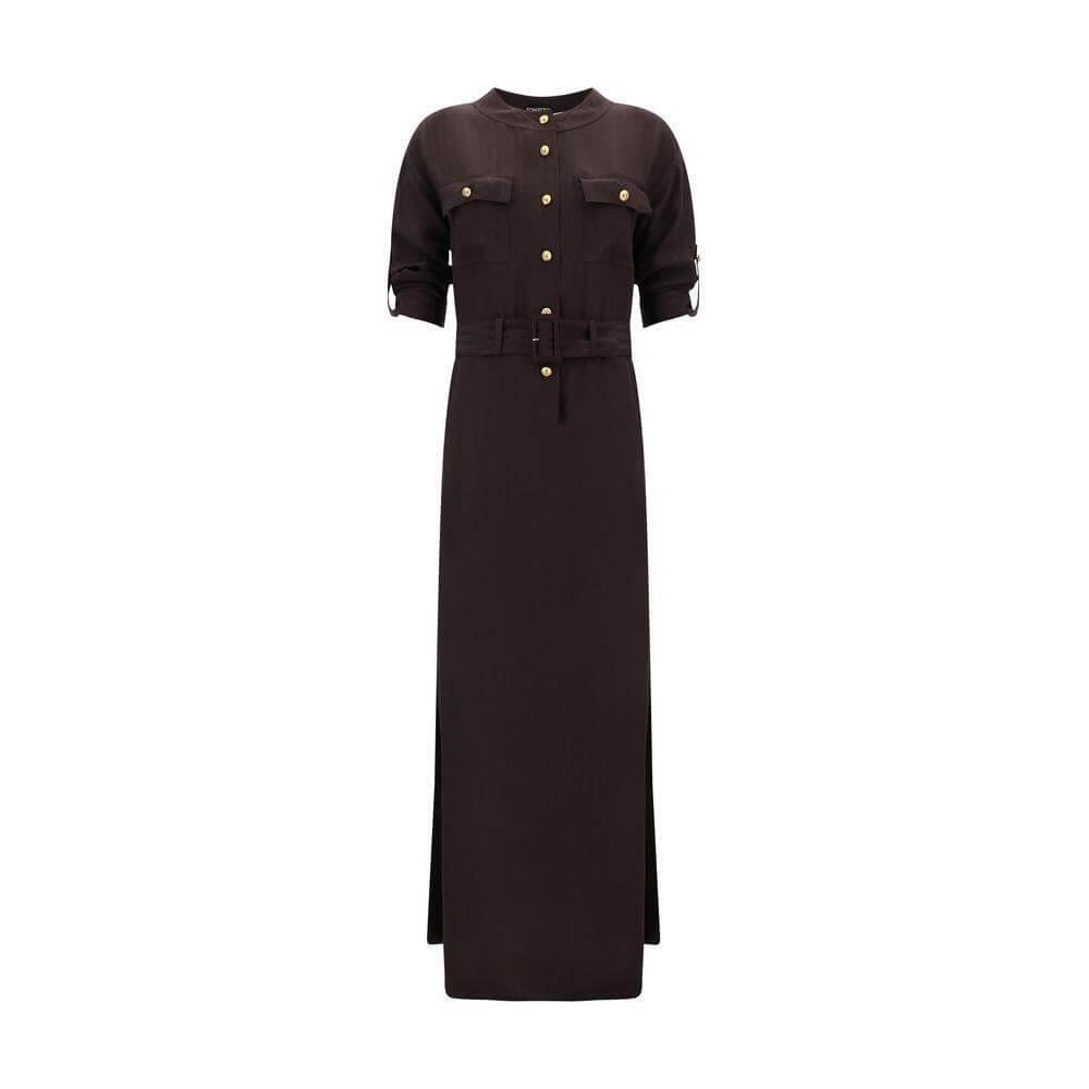 Tom Ford Long chemisier Dress TO-AB3427FAX1311KB922-IT42 | L