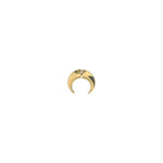 Marine Serre Crescent Moon Earring MA-UJW017ARMET0002MT51-ONE SIZE